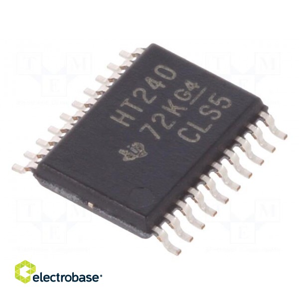 IC: digital | buffer,inverting,line driver | Ch: 8 | SMD | TSSOP20