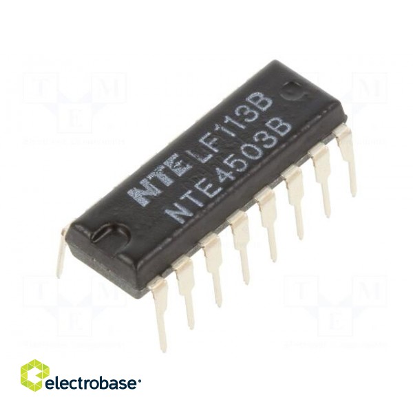 IC: digital | buffer,non-inverting | Ch: 6 | CMOS | THT | DIP16 | 3÷18VDC