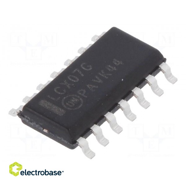IC: digital | buffer | Channels: 6 | SMD | SO14 | Series: LCX | 2.3÷3.6VDC