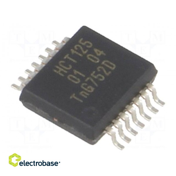 IC: digital | 3-state,buffer,line driver | Channels: 4 | SMD | SSOP14