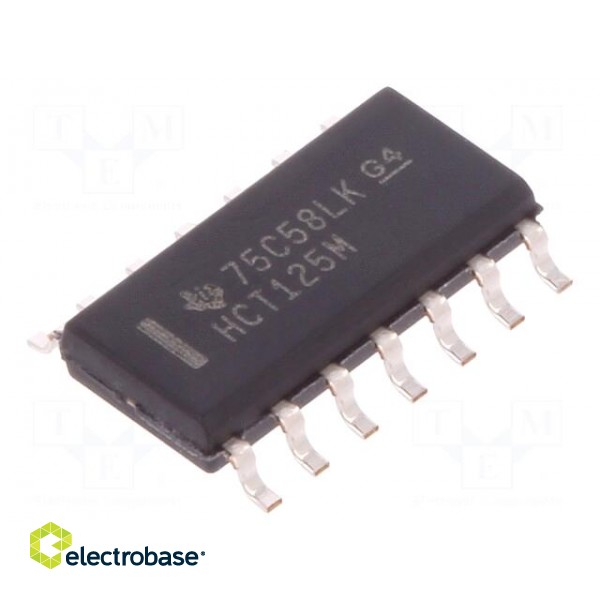 IC: digital | buffer,non-inverting,line driver | Ch: 4 | SMD | SO14