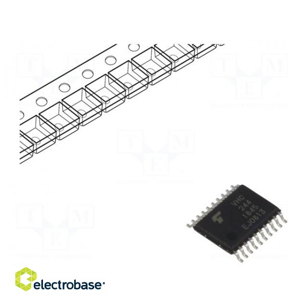 IC: digital | buffer,non-inverting,line driver | Ch: 8 | C²MOS | SMD