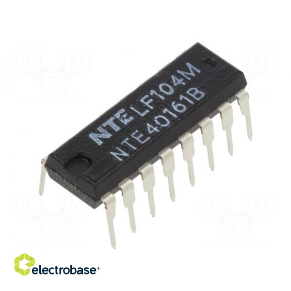 IC: digital | 4bit,binary counter,synchronous | CMOS | THT | DIP16