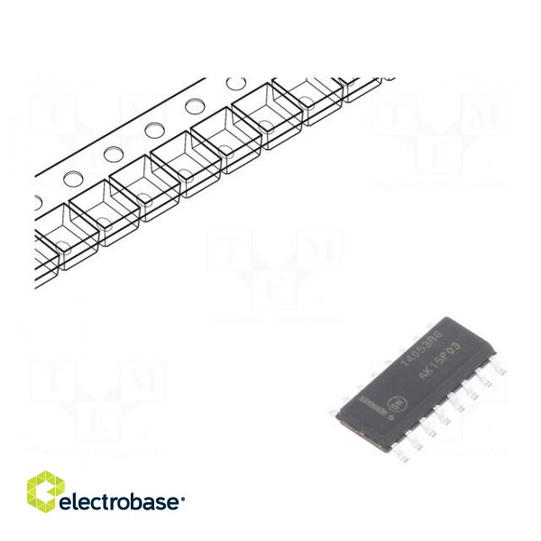 IC: analog switch | demultiplexer,multiplexer | Ch: 3 | CMOS | SMD