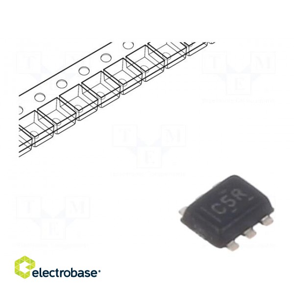 IC: analog switch | SPDT | Ch: 1 | IN: 4 | CMOS | SMD | 1.65÷5.5VDC | 74LVC