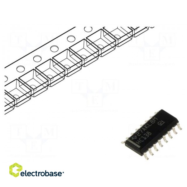 IC: digital | 3 to 8 line,decoder,demultiplexer | SMD | SO16 | 2÷6VDC