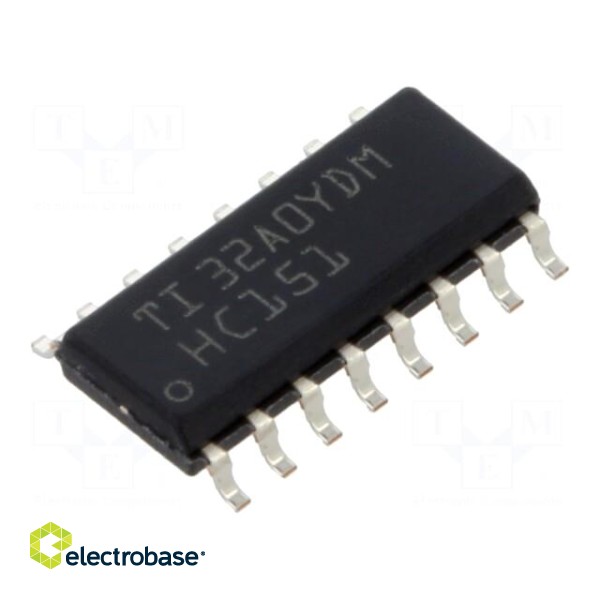 IC: digital | 8 to 1 line,multiplexer,data selector | SMD | SO16