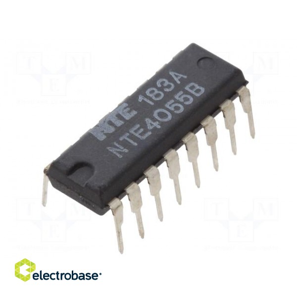 IC: digital | BCD to 7-segment,decoder,driver | Ch: 1 | IN: 4 | CMOS