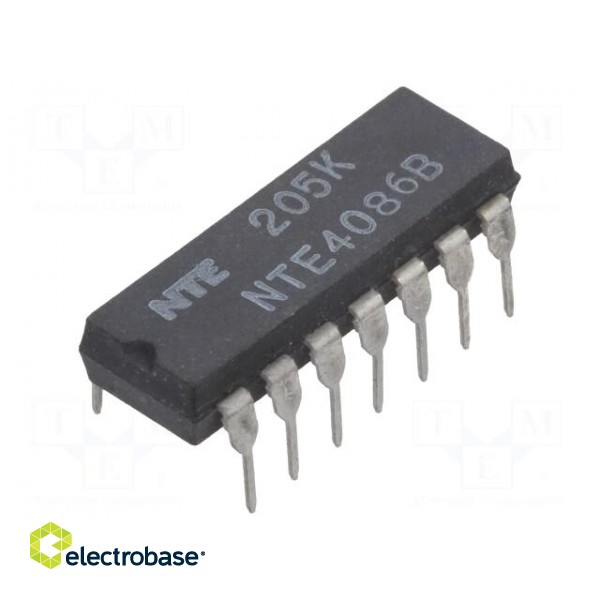 IC: digital | AND-NOR,combination | Ch: 4 | IN: 2 | CMOS | THT | DIP14