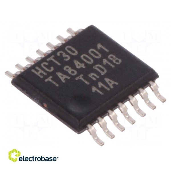 IC: digital | NAND | Channels: 1 | IN: 8 | SMD | TSSOP14 | Series: HCT
