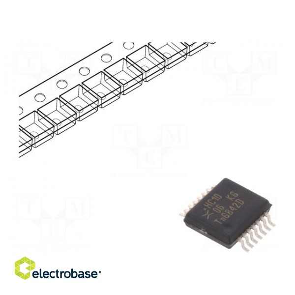 IC: digital | NAND | IN: 3 | SMD | SSOP14 | Series: HC | 2÷6VDC | -40÷125°C