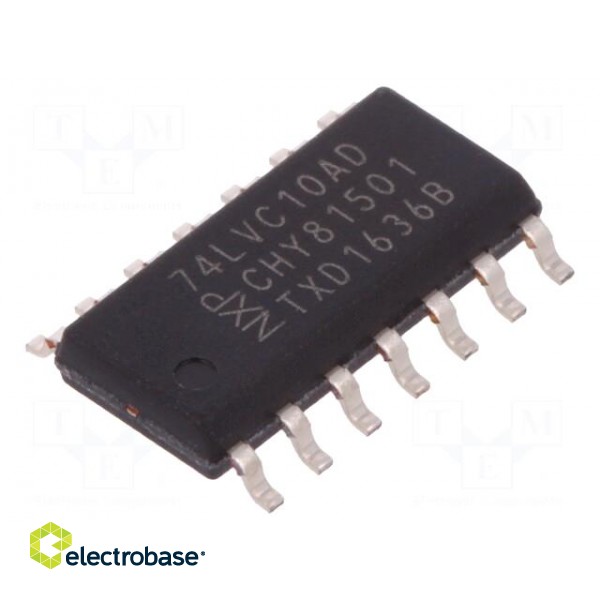IC: digital | NAND | Channels: 3 | IN: 3 | SMD | SO14 | Series: LVC