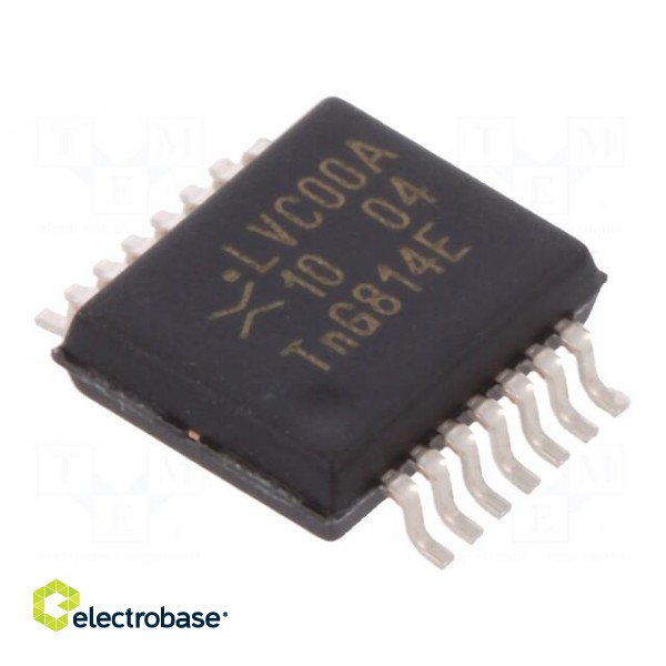 IC: digital | NAND | Ch: 4 | IN: 2 | CMOS,TTL | SMD | SSOP14 | 1.2÷3.6VDC