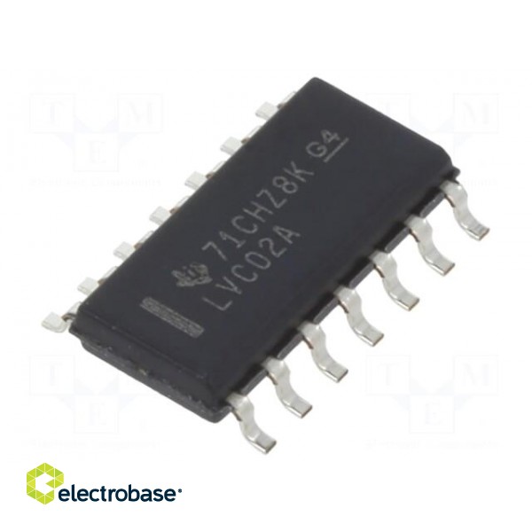 IC: digital | NOR | Ch: 4 | IN: 2 | SMD | SO14 | 1.65÷3.6VDC | -40÷125°C