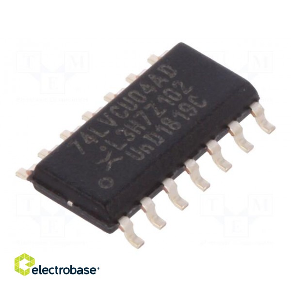 IC: digital | inverter | Channels: 6 | SMD | SO14 | Series: LVC | -40÷125°C