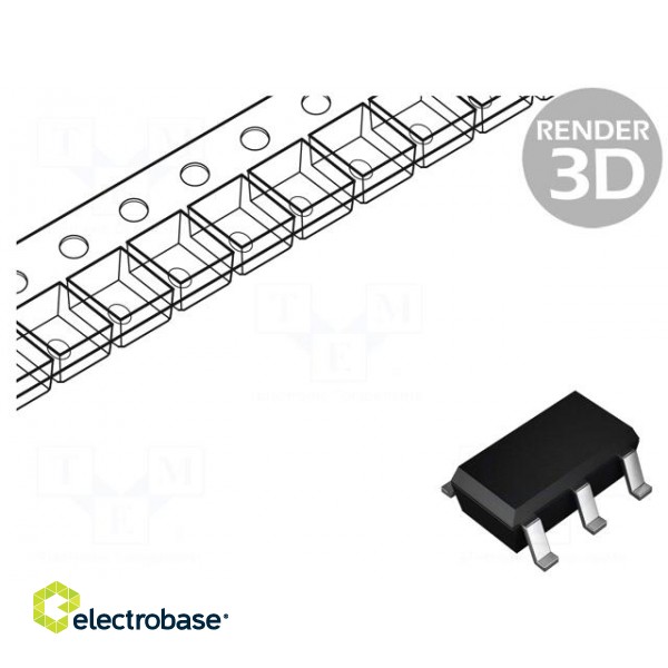 IC: digital | 3-state,D latch | Channels: 1 | 1.65÷5.5VDC | SMD | SC70-6