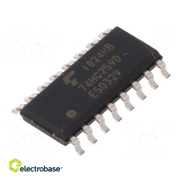 IC: digital | 8bit,latch | 2÷6VDC | SMD | SO16 | Series: HC | -40÷125°C