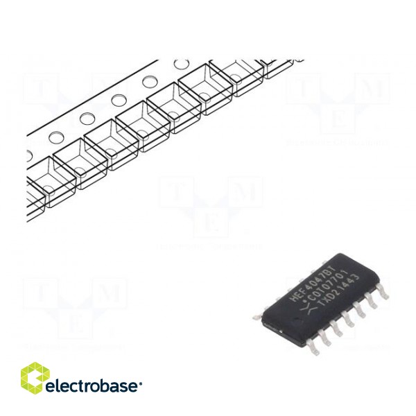 IC: digital | astable/monostable,multivibrator | CMOS | SMD | SOP14