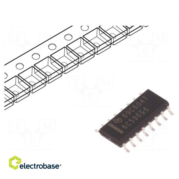 IC: peripheral circuit | 8bit,shift register | SMD | SO16 | -40÷125°C