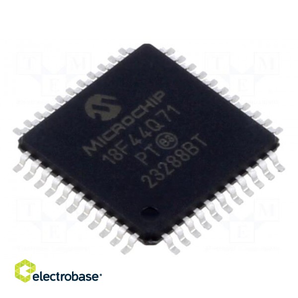 IC: microcontroller 8051 | Interface: SPI,USART | VQFP44 | AT89