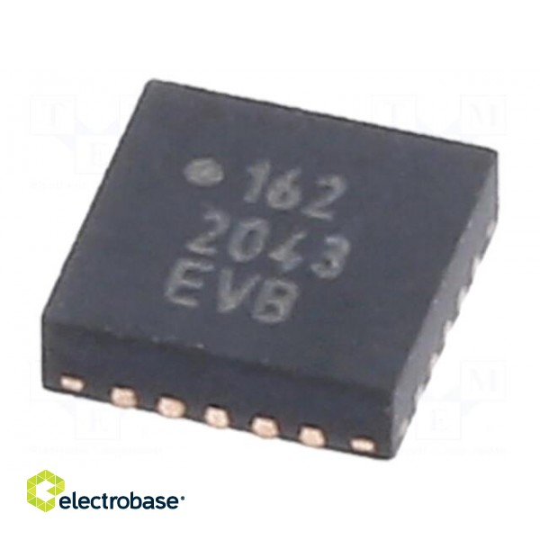IC: AVR microcontroller | VQFN20 | Ext.inter: 18 | Cmp: 1 | ATTINY