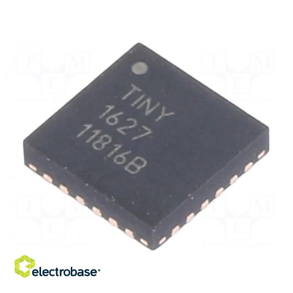 IC: AVR microcontroller | VQFN24 | Ext.inter: 22 | Cmp: 1 | ATTINY