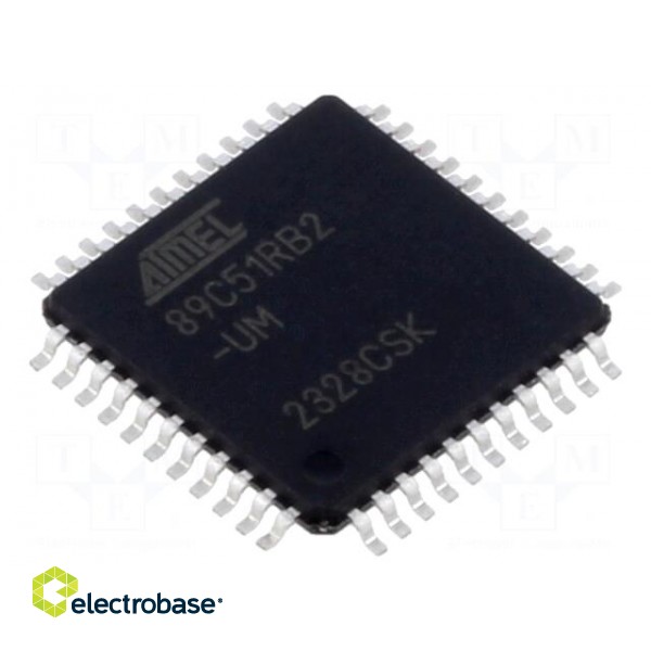 IC: AVR microcontroller | VQFN64 | Ext.inter: 55 | Cmp: 3 | AVR64 | 0.5mm