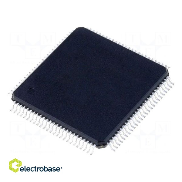 IC: AVR microcontroller | TQFP100 | 1.8÷5.5VDC | Ext.inter: 32 | Cmp: 1