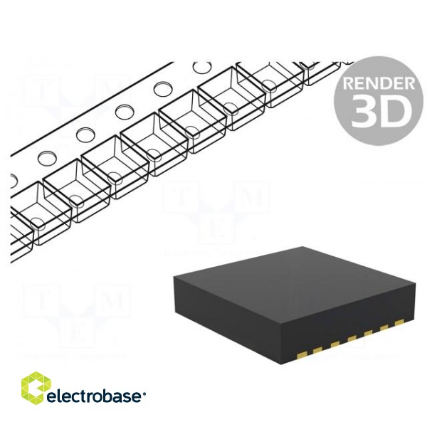 IC: PIC microcontroller | 128kB | 32MHz | 2÷3.6VDC | SMD | UQFN28 | PIC24