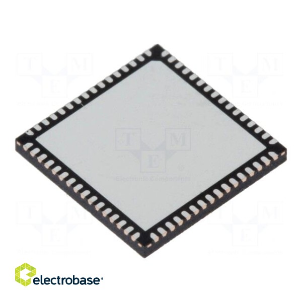 IC: AVR microcontroller | VQFN64 | 1.8÷5.5VDC | Ext.inter: 17 | Cmp: 1 фото 2