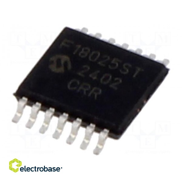 IC: PIC microcontroller | 14kB | 32MHz | 1.8÷5.5VDC | SMD | TSSOP14