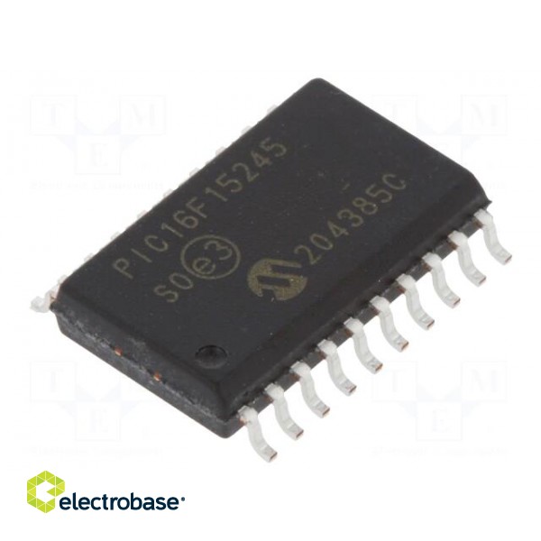 IC: PIC microcontroller | 14kB | 32MHz | 1.8÷5.5VDC | SMD | SO20-W | tube