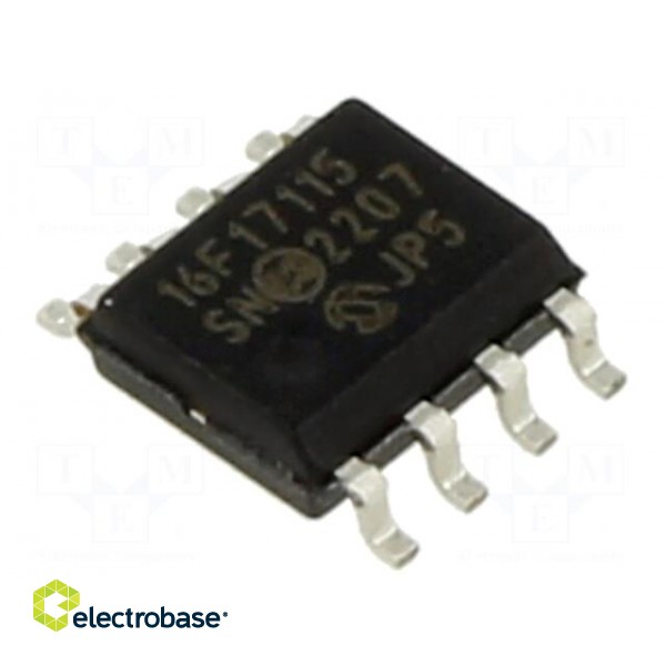 IC: PIC microcontroller | 14kB | ADC,DAC,EUSART,I2C / SPI | SMD