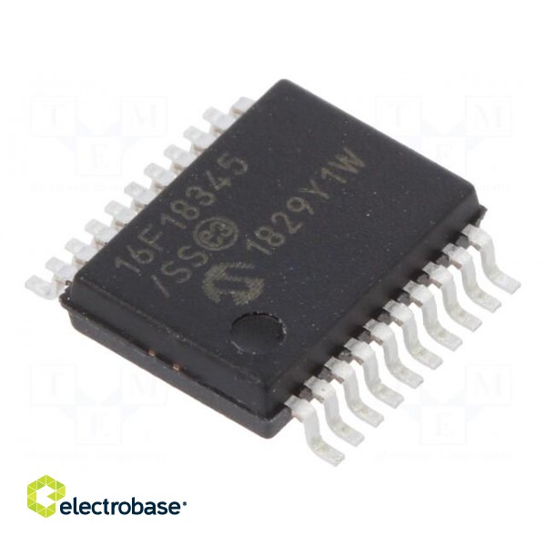 IC: PIC microcontroller | 14kB | 32MHz | 2.3÷5.5VDC | SMD | SSOP20 | tube