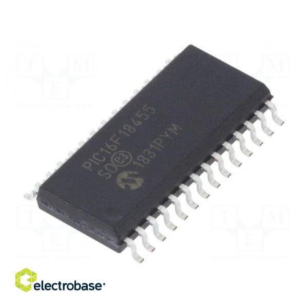 PIC microcontroller | SRAM: 1024B | EEPROM: 256B | 32MHz | 2.3÷5.5VDC
