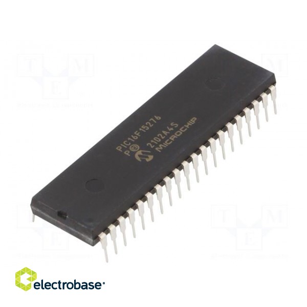 IC: PIC microcontroller | 28kB | 32MHz | 1.8÷5.5VDC | THT | DIP40 | PIC16