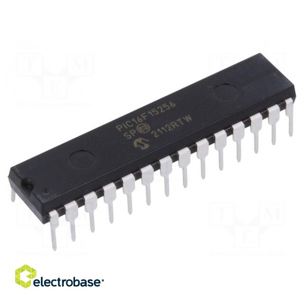 IC: PIC microcontroller | 28kB | 32MHz | 1.8÷5.5VDC | THT | DIP28 | PIC16