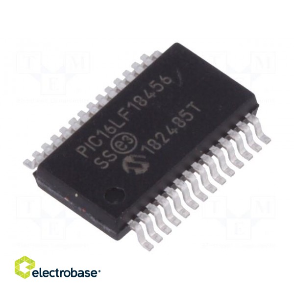 IC: PIC microcontroller | 28kB | 32MHz | 1.8÷3.6VDC | SMD | SSOP28 | tube