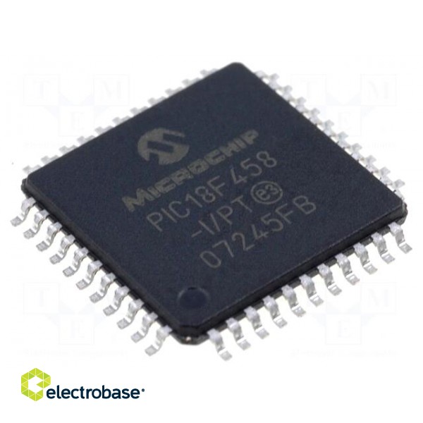 IC: PIC microcontroller | 32kB | 40MHz | 4.2÷5.5VDC | SMD | TQFP44 | tube
