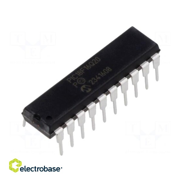 IC: PIC microcontroller | 64kB | 64MHz | 1.8÷5.5VDC | THT | PDIP20