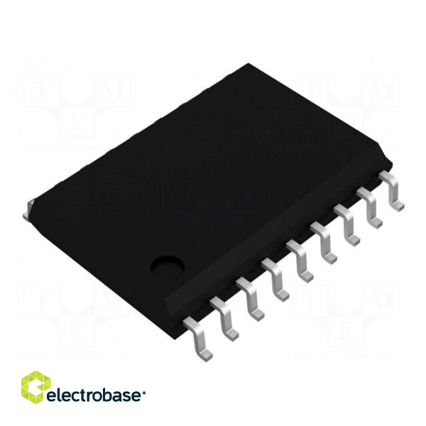 PIC microcontroller | Memory: 3.5kB | SRAM: 224B | EEPROM: 128B | SMD