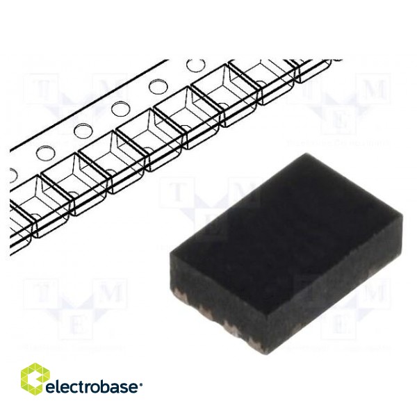 IC: PIC microcontroller | 768B | 4MHz | ICSP | 2÷5.5VDC | SMD | DFN8 | tube