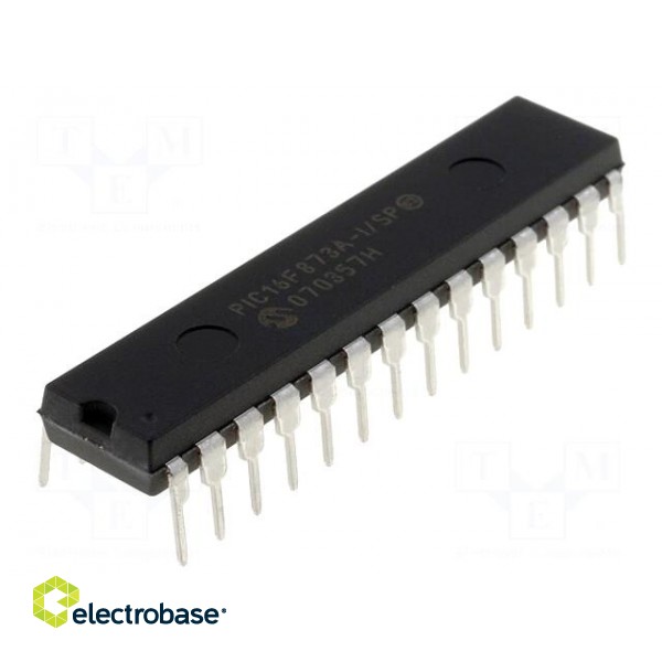 IC: PIC microcontroller | 7kB | 20MHz | A/E/USART,MSSP (SPI / I2C)