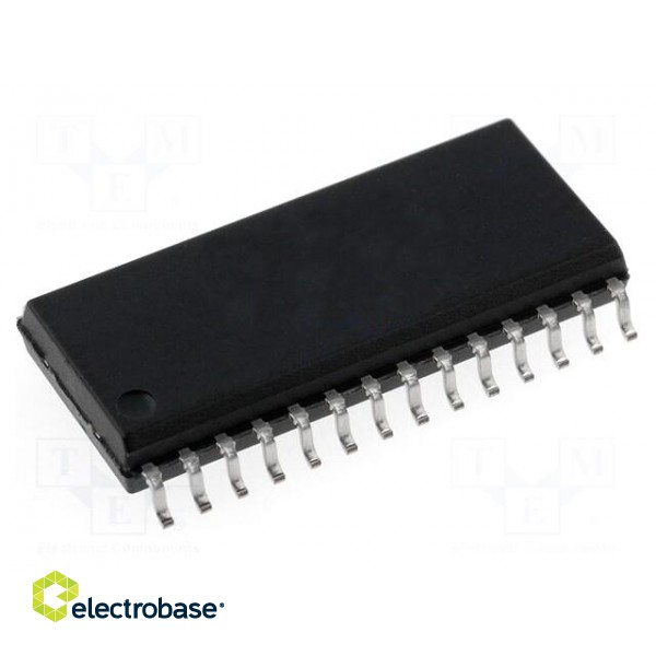 DsPIC microcontroller | SRAM: 1kB | Memory: 9kB | SO28 | 3÷3.6VDC