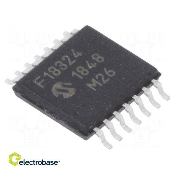 IC: PIC microcontroller | 7kB | 32MHz | 2.3÷5.5VDC | SMD | TSSOP14 | tube