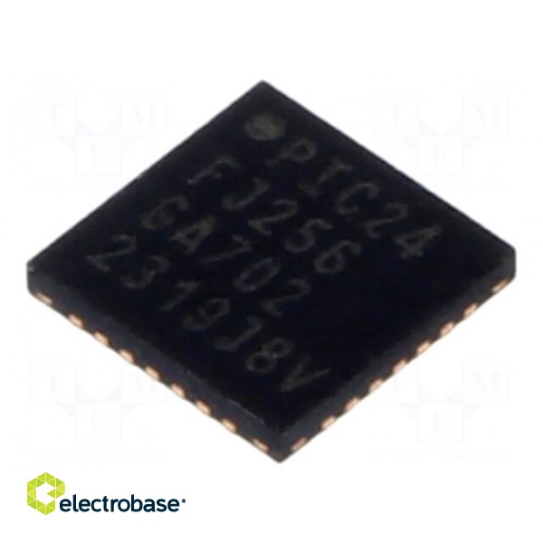 IC: PIC microcontroller | 256kB | 32MHz | SMD | UQFN28 | PIC24 | 16kBSRAM
