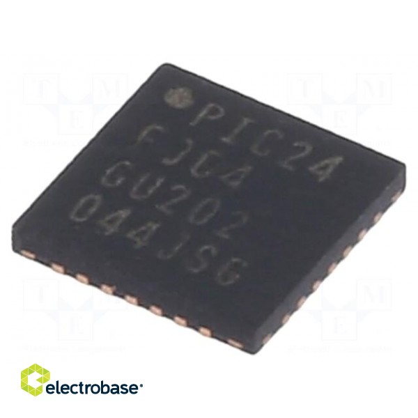 IC: PIC microcontroller | 64kB | 2÷3.6VDC | SMD | UQFN28 | PIC24