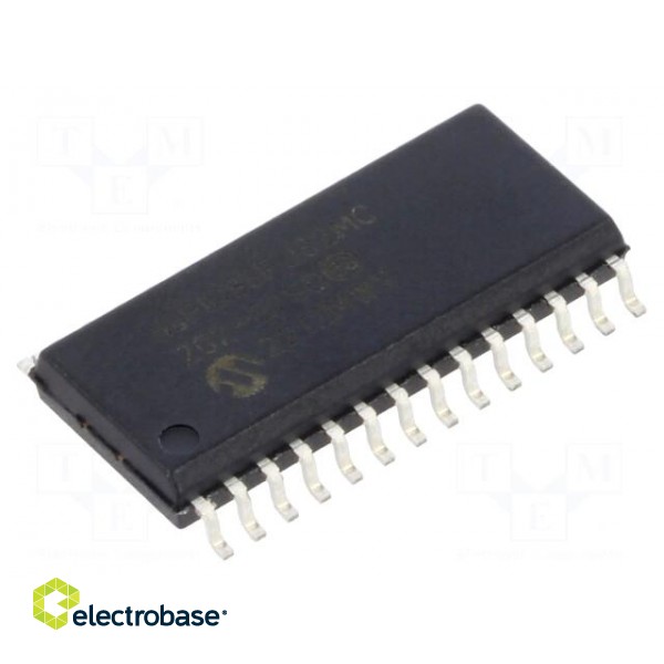 IC: dsPIC microcontroller | 32kB | 2kBSRAM | SO28-W | 3÷3.6VDC | DSPIC