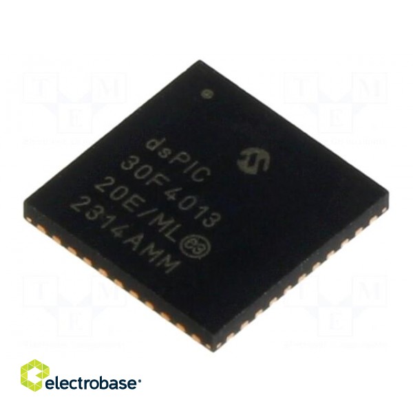 IC: dsPIC microcontroller | 48kB | 1kBEEPROM,2kBSRAM | QFN44 | DSPIC