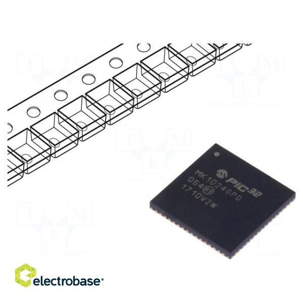 PIC microcontroller | Memory: 1024kB | SRAM: 256kB | 2.2÷3.6VDC | SMD